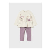 Mayoral Baby Girl Orchid Jumper and Legging Set